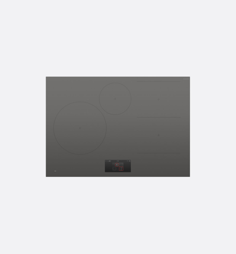 Fisher & Paykel CI764DTTG1 76cm Grey Glass Induction Hob