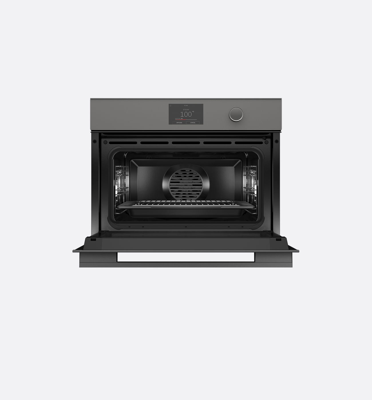 Fisher Paykel OS60NMTDG1 Image2 Fisher & Paykel OS60NMTDG1 60cm Grey Glass Combination Steam Oven - Image 2