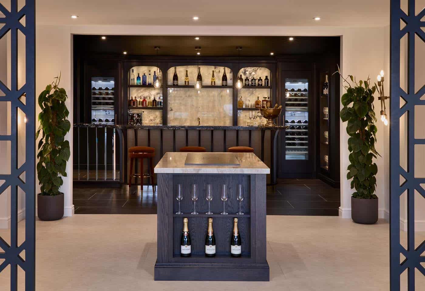 Cooks & Company showroom bar