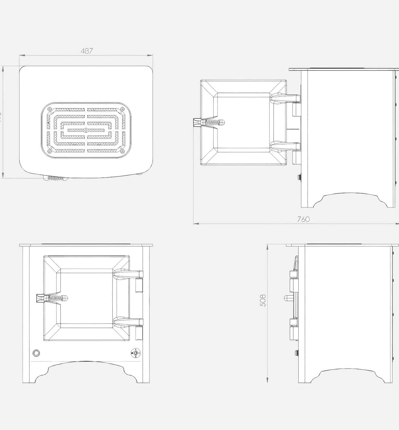 Everhot Stoves Dimensions Everhot Electric Stove With Oven - Image 2