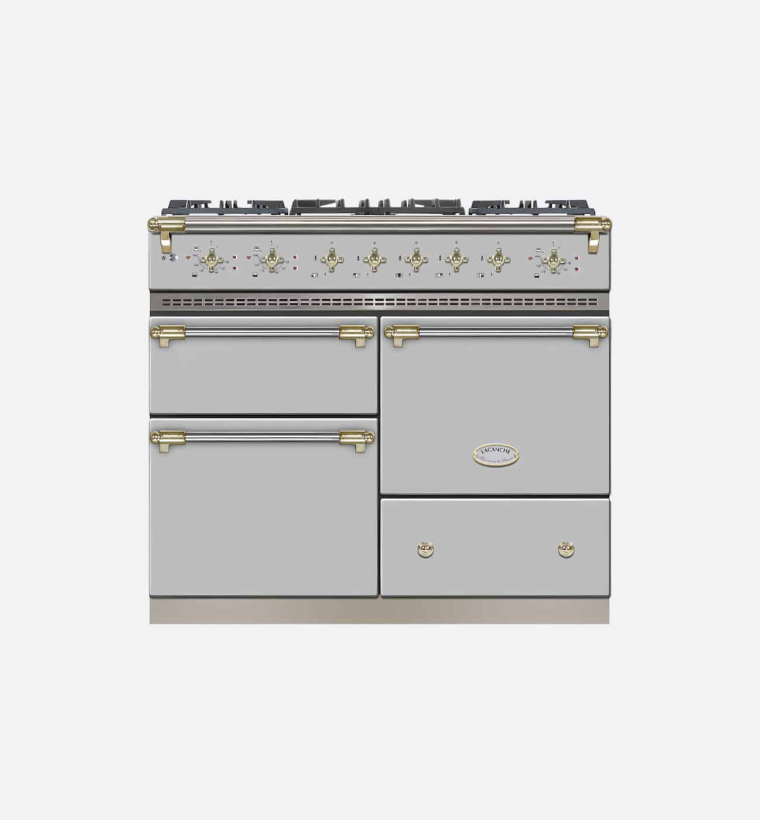 Lacanche LG1053CTSSA 100cm Classic Macon Stainless Steel & Brass Dual Fuel Range Cooker