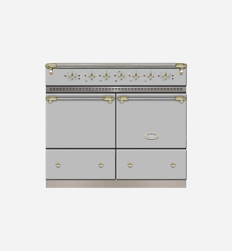 Lacanche LVI1052CTSSA 100cm Classic Cluny Stainless Steel & Brass Induction Range Cooker