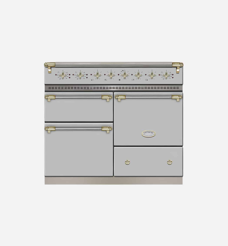 Lacanche LVI1053CTSSA 100cm Classic Macon Stainless Steel & Brass Induction Range Cooker