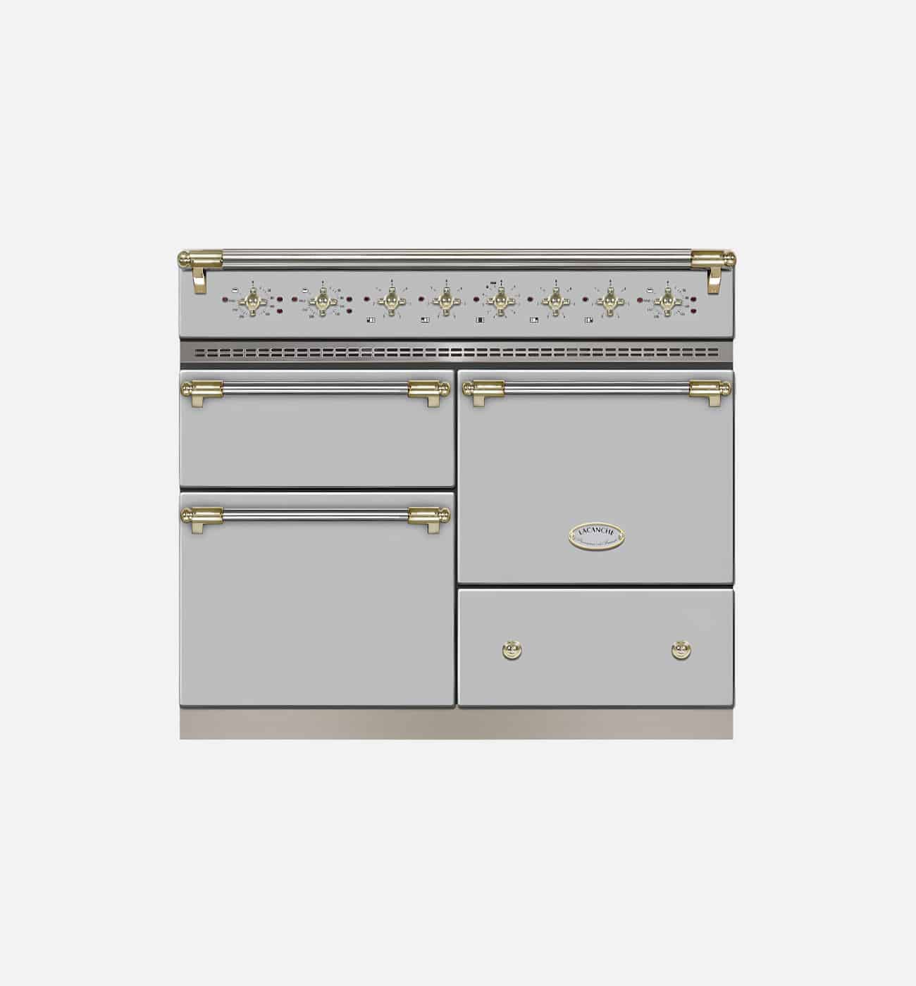 Lacanche LVI1053CTSSA 100cm Classic Macon Stainless Steel & Brass Induction Range Cooker Lacanche LVI1053CTSSA 100cm Classic Macon Stainless Steel & Brass Induction Range Cooker