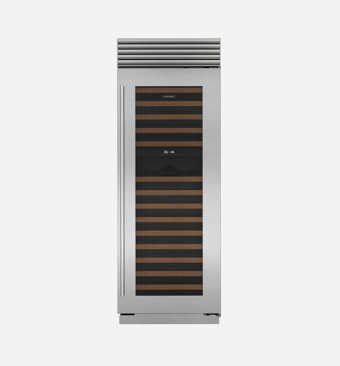 Sub-Zero ICBCL3050W Stainless Steel Wine Storage, Classic Sub-Zero ICBCL3050W Stainless Steel Wine Storage, Classic