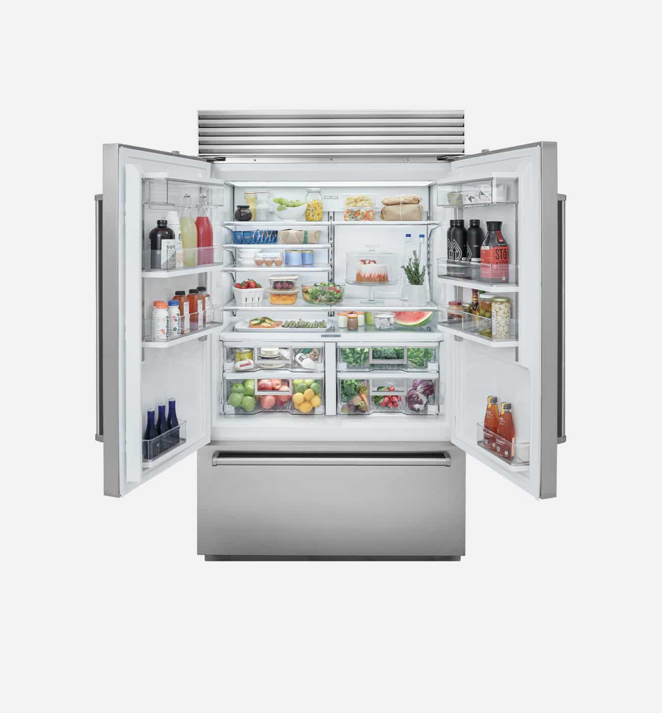 Sub Zero ICBCL4850UFDID 121.9cm Stainless Steel French Door Fridge Freezer Img3 Sub-Zero ICBCL4850UFDID 121.9cm Stainless Steel Built-in French Door Fridge Freezer - Image 3