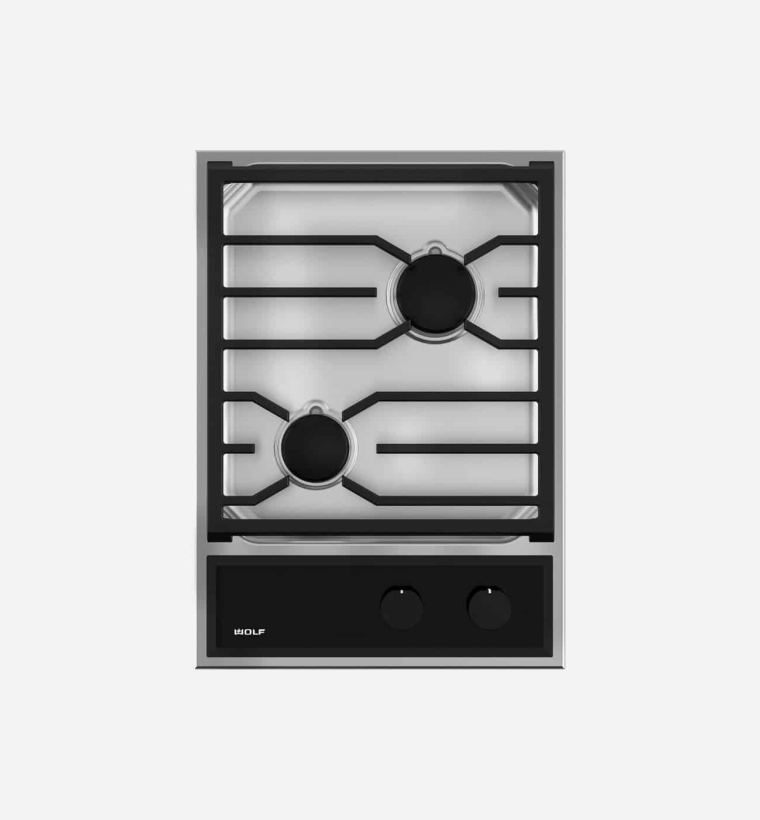 Wolf ICBCG152TFS 38.1cm Stainless Steel Transitional Gas Cooktop Hob