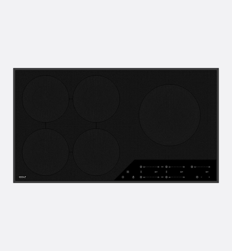 Wolf ICBCI365TFS 91.4cm Transitional Black Induction Cooktop Hob