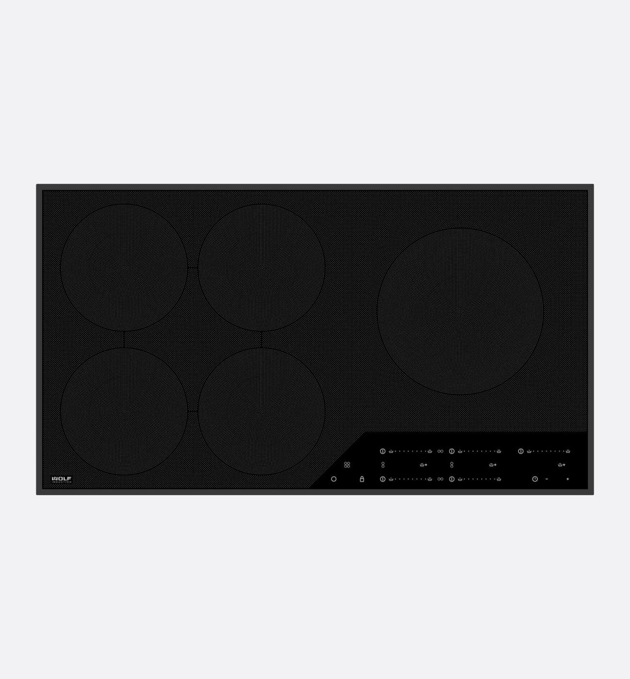 Wolf ICBCI365TFS 91.4cm Transitional Black Induction Cooktop Hob Wolf ICBCI365TFS 91.4cm Transitional Black Induction Cooktop Hob