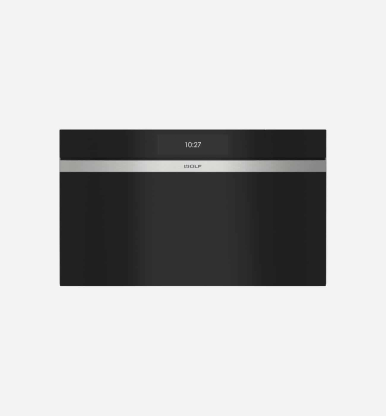 Wolf ICBCSO3050CMB 76.2cm M Series Black Glass Fully Integrated Convection Steam Oven