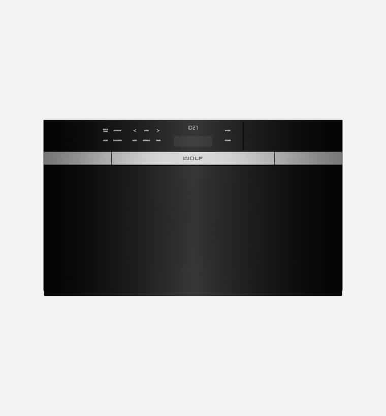 Wolf ICBCSO30CMB 60cm M Series Black Glass Fully Integrated Convection Steam Oven