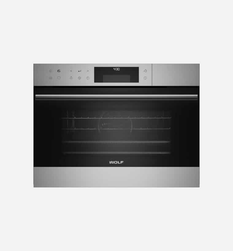 Wolf ICBCSO30TESTH 76.2cm E Series Transitional Stainless Steel Fully Integrated Convection Steam Oven