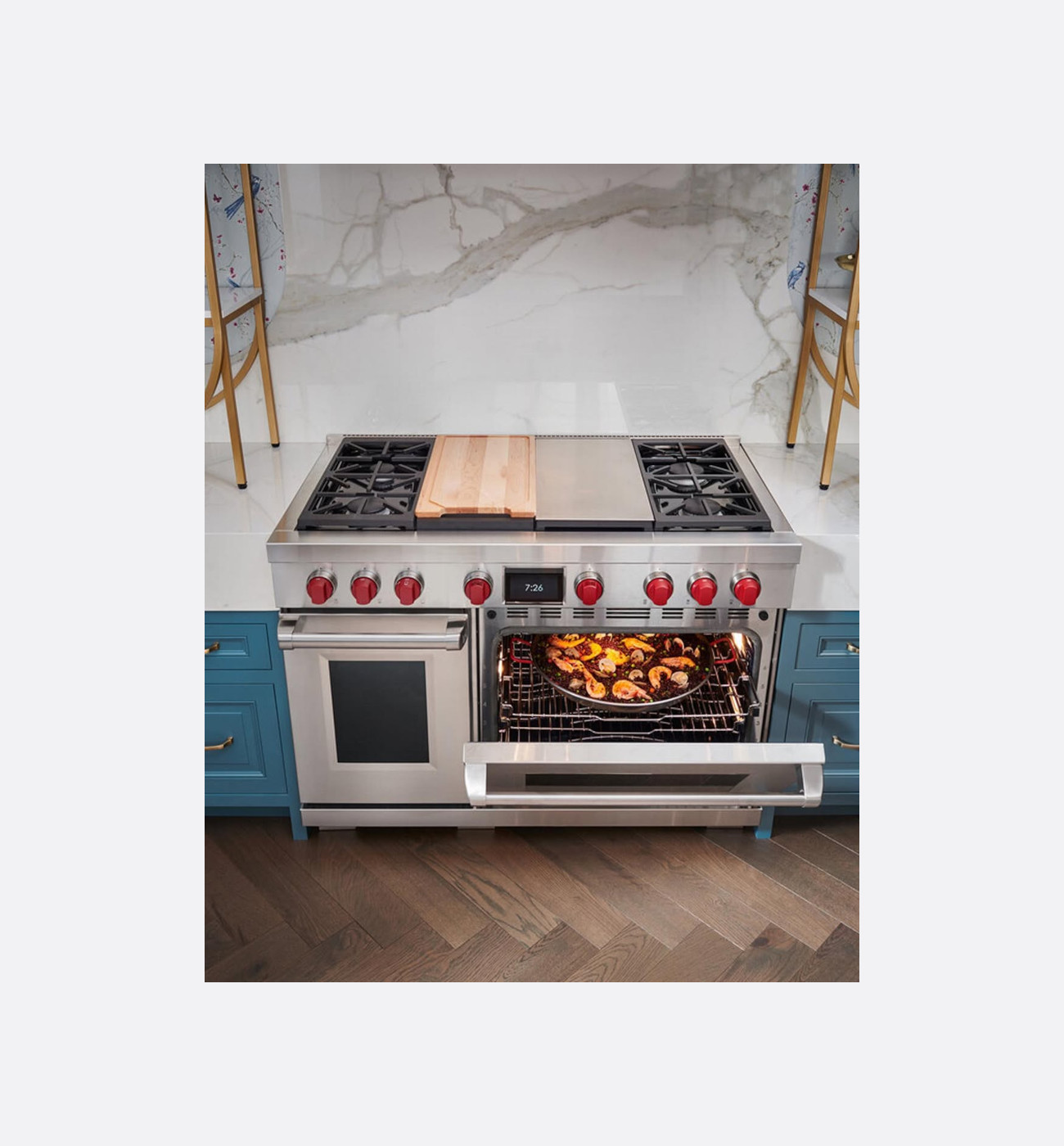 Wolf ICBDF48450DGSP 121.6cm Stainless Steel Dual Fuel Range Cooker Img3 Wolf ICBDF48450DG/S/P 121.6cm Stainless Steel Dual Fuel Range Cooker - Image 7