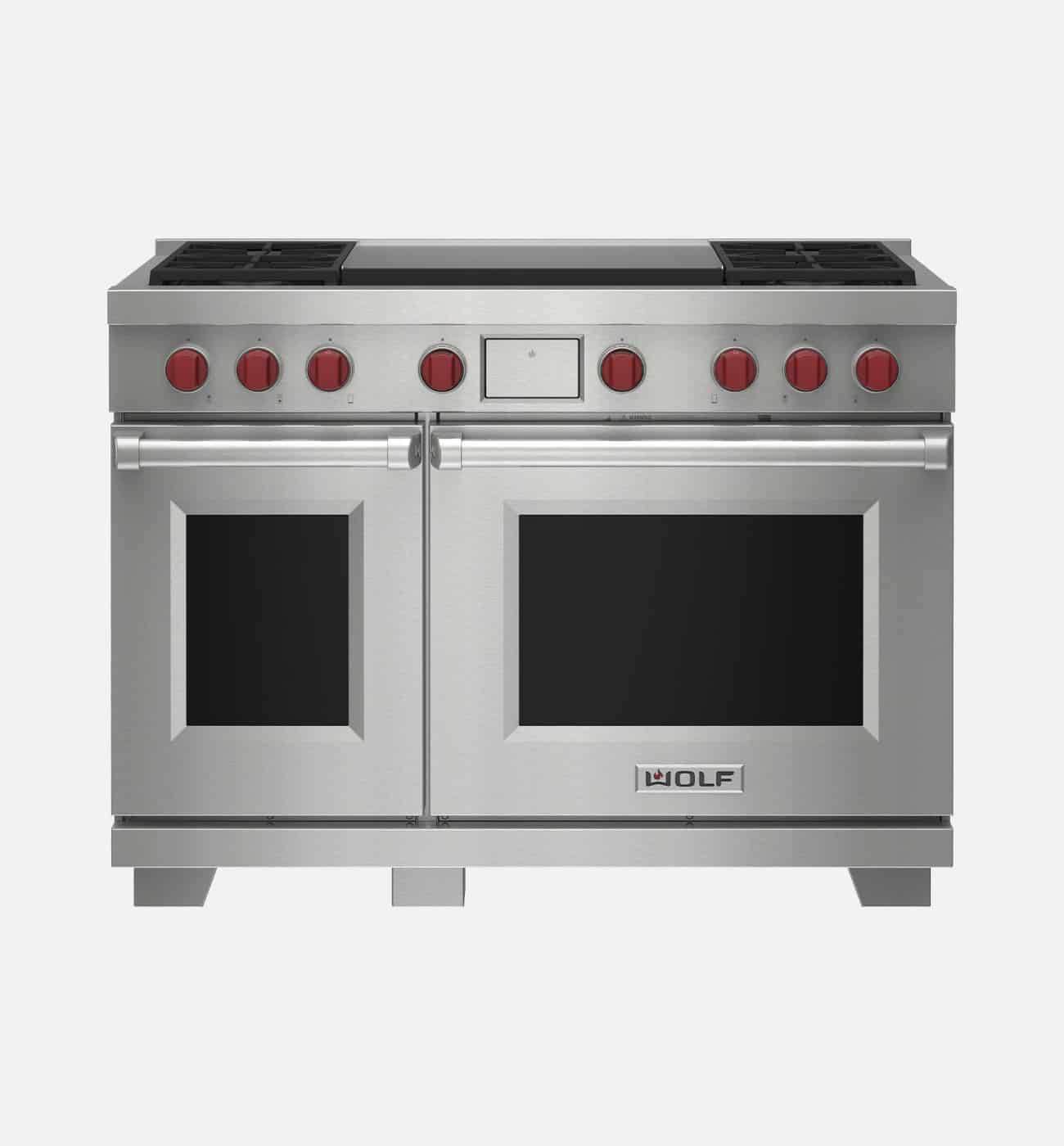 Wolf ICBDF48450DGSP 121.6cm Stainless Steel Dual Fuel Range Cooker Wolf ICBDF48450DGSP 121.6cm Stainless Steel Dual Fuel Range Cooker