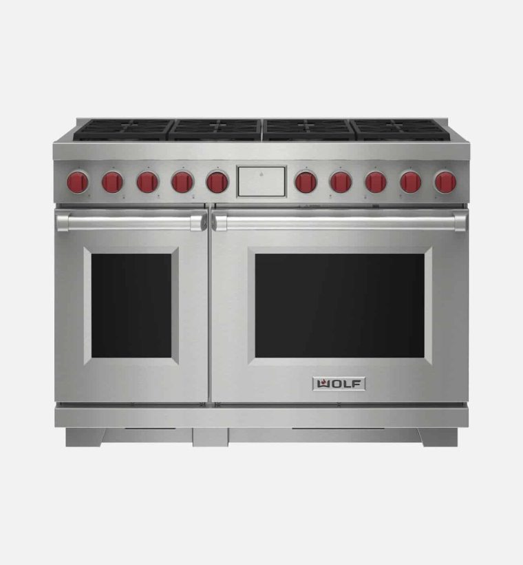 Wolf ICBDF48850SP 121.6cm Stainless Steel Dual Fuel Range Cooker