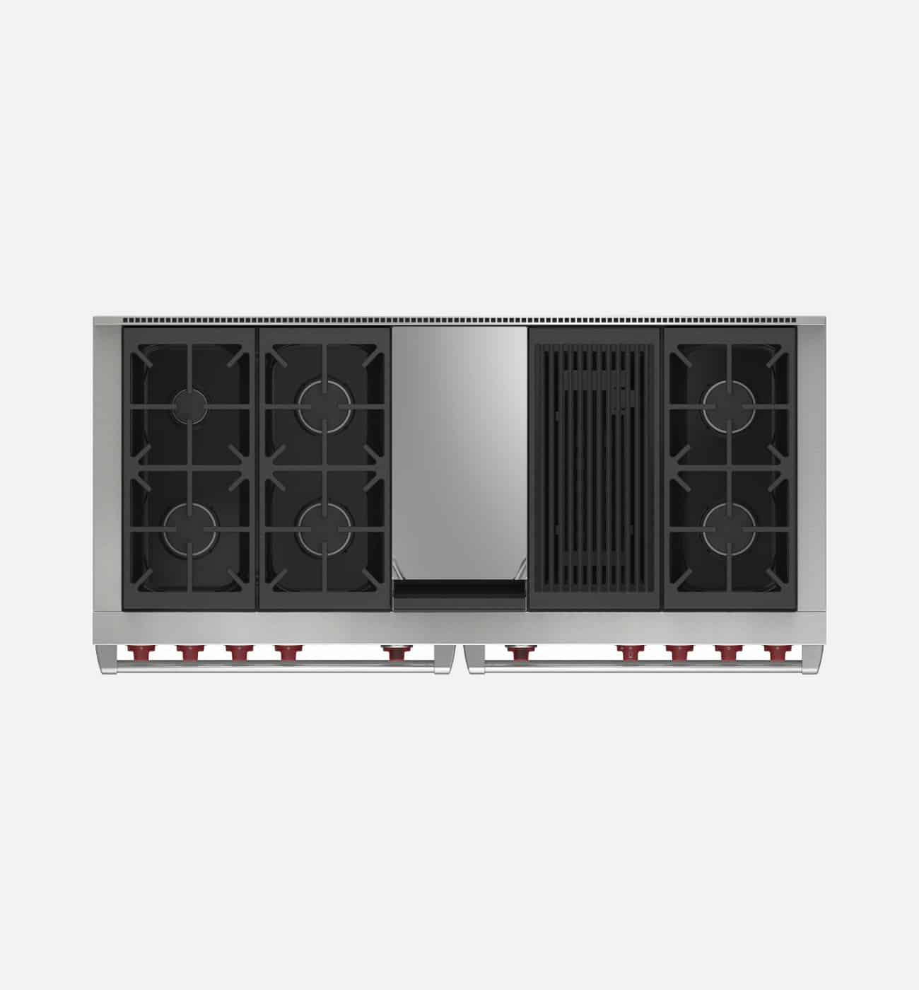 Wolf ICBDF60650CGSP 152.1cm Stainless Steel Dual Fuel Range Cooker Image 2 Wolf ICBDF60650CGSP 152.1cm Stainless Steel Dual Fuel Range Cooker Image 2