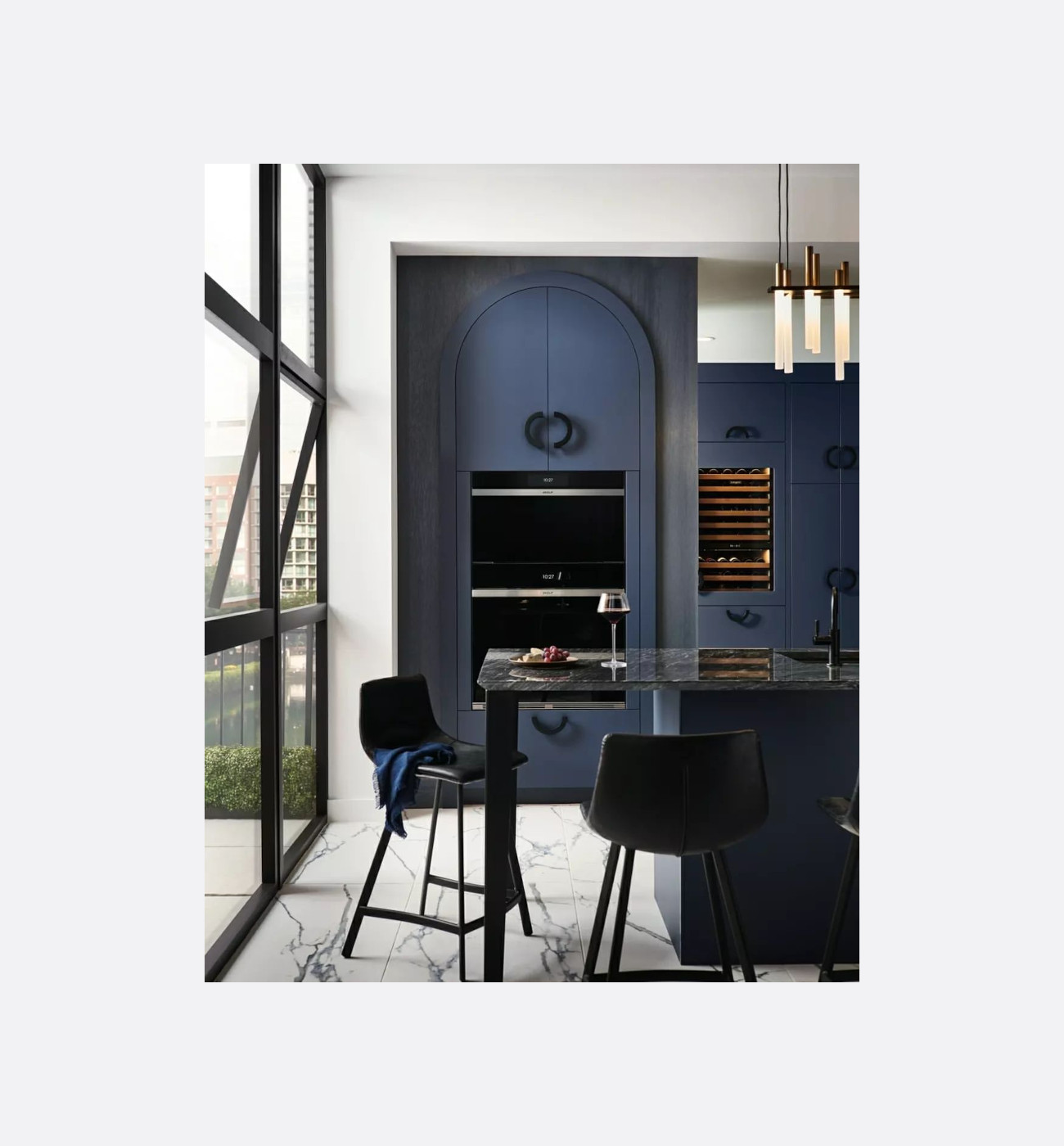 Wolf ICBDO3050CMB 75.9cm M Series Black Glass Fully Integrated Double Oven Img2 Wolf ICBDO3050CM/B 75.9cm M Series Black Glass Fully Integrated Double Oven - Image 2