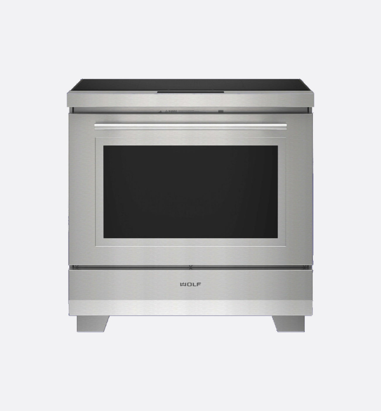 Wolf ICBIR36550ST 91.1cm Stainless Steel Induction Range Cooker
