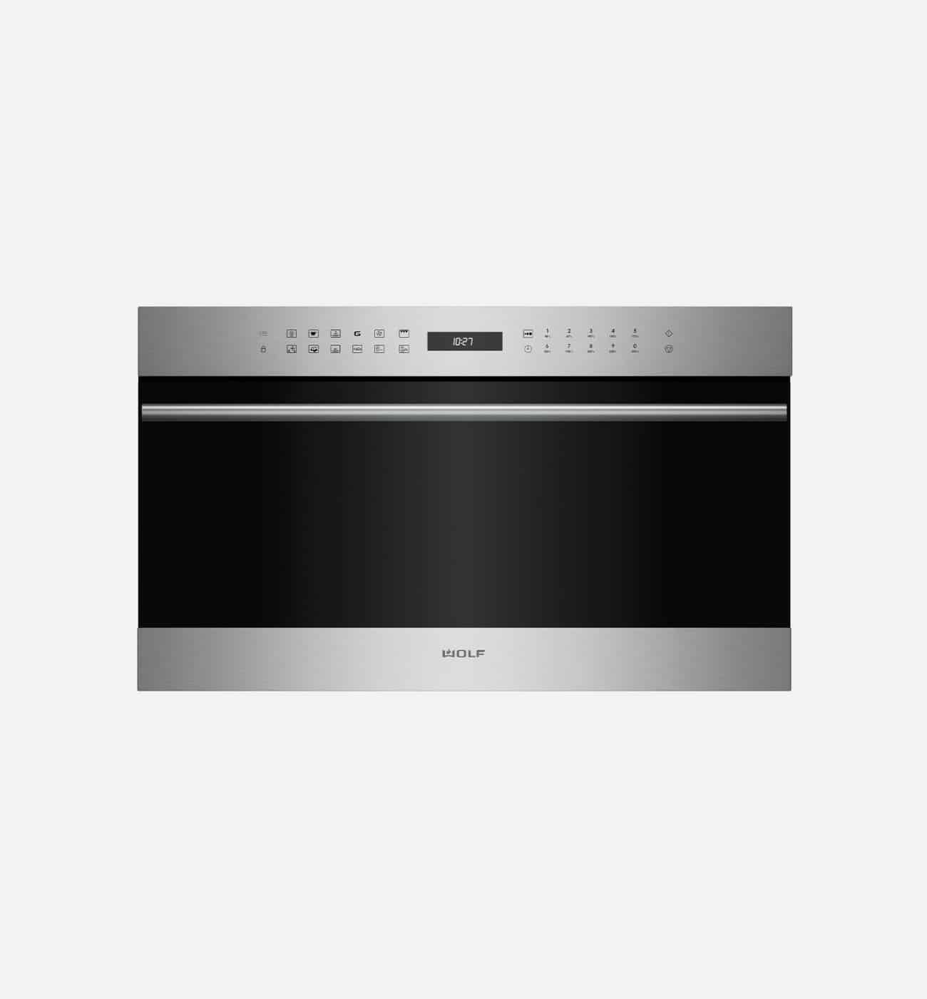 Wolf ICBSPO30TESTH 75.9cm E Series Transitional Stainless Steel Microwave Combination Oven Wolf ICBSPO30TESTH 75.9cm E Series Transitional Stainless Steel Microwave Combination Oven