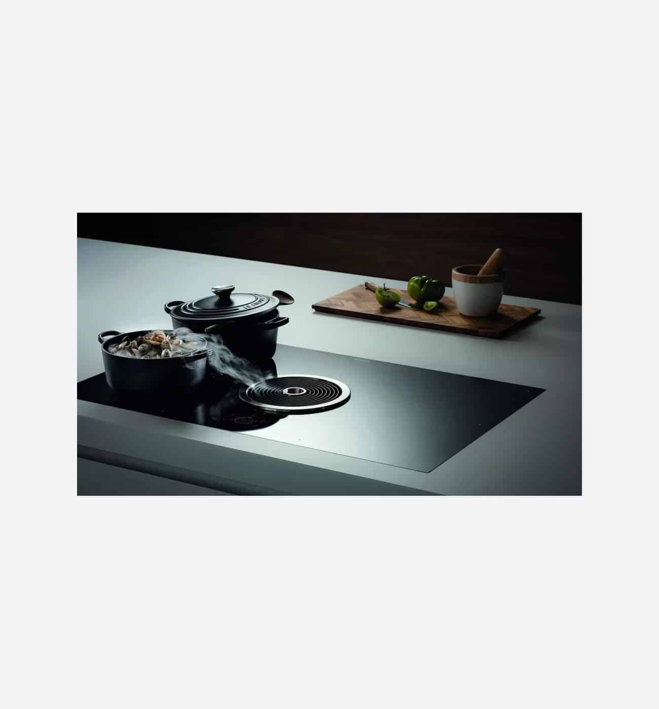 BORA BHA 76cm Black Basic Hyper Ceramic Venting Hob Img2 BORA BHA 76cm Hyper Black Ceramic Venting Hob - Externally Ducted - Image 3