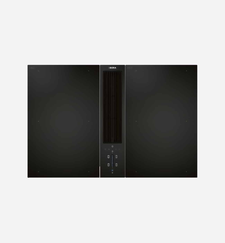 BORA CKA2FIAB Black Hood & Cooktop Set