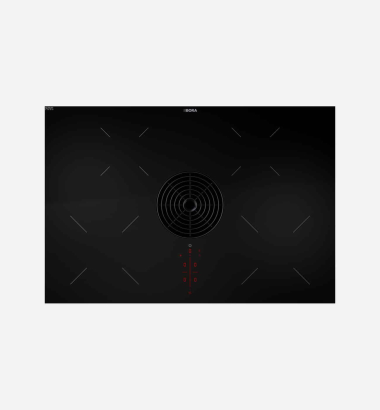 BORA PURA 76cm Black Pure Venting Induction Hob