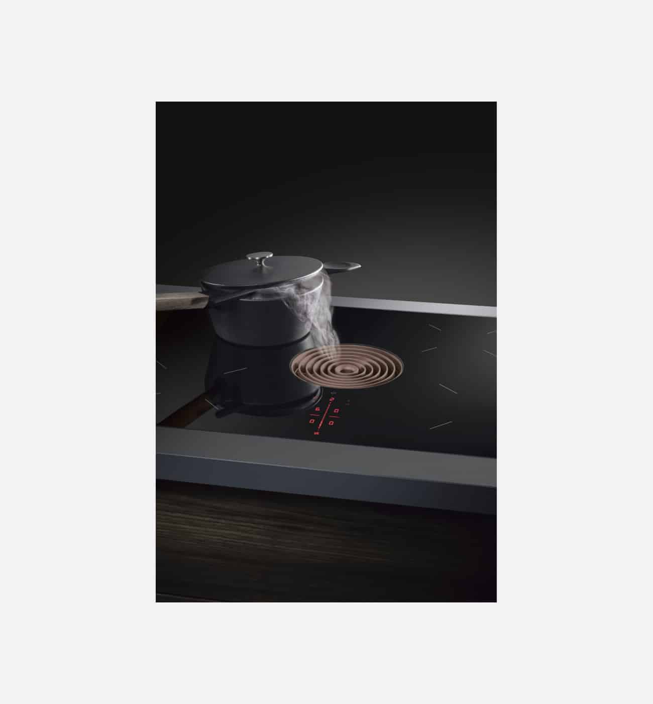 BORA PURA 76cm Black Pure Venting Induction Hob Img2 BORA PURA 76cm Pure Black Venting Induction Hob - Externally Ducted - Image 3