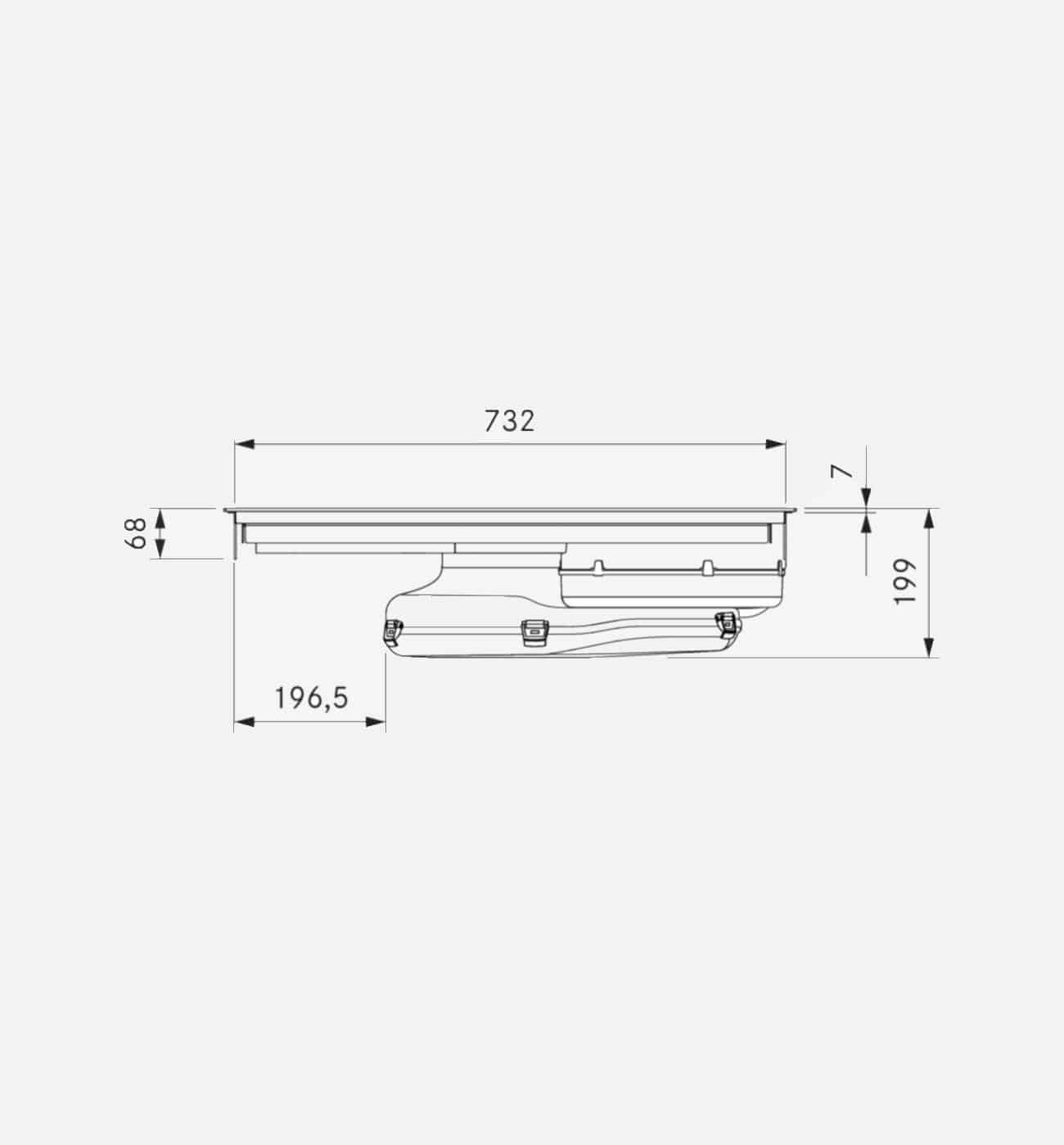 BORA PURA 76cm Black Pure Venting Induction Hob Img6 BORA PURA 76cm Pure Black Venting Induction Hob - Externally Ducted - Image 6