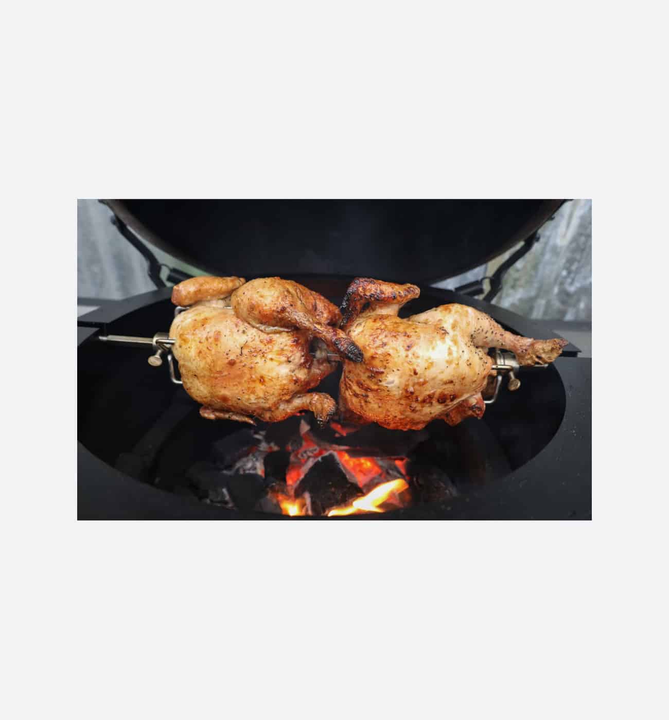 Big Green Egg AC6442 The Big Green Egg Rotisserie Img2 Big Green Egg AC6441 Extra Large The Big Green Egg Rotisserie - Image 5