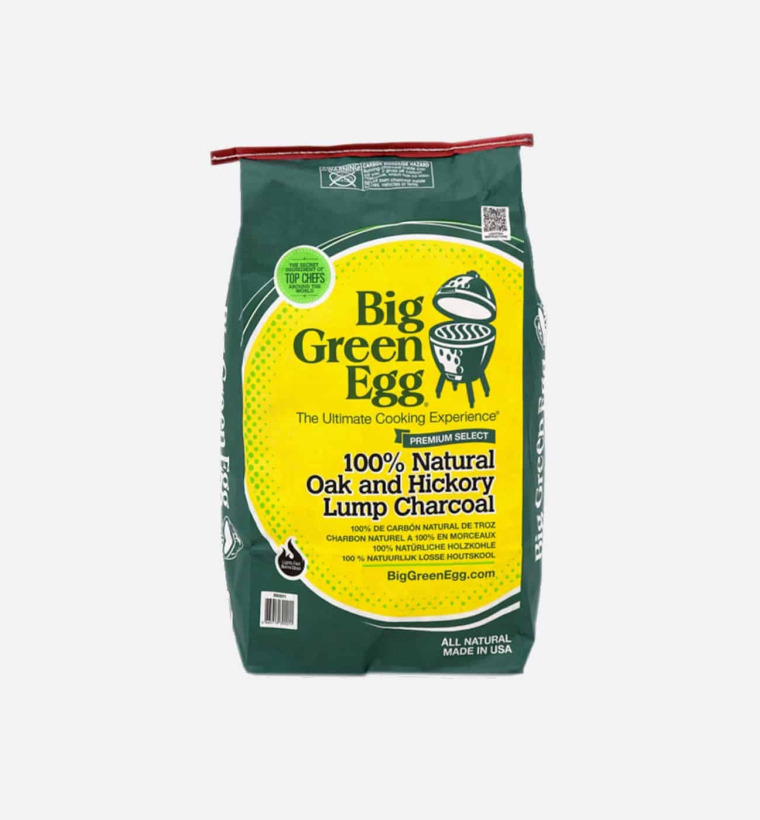 Big Green Egg Premium 100% Natural Oak and Hickory Lump Charcoal
