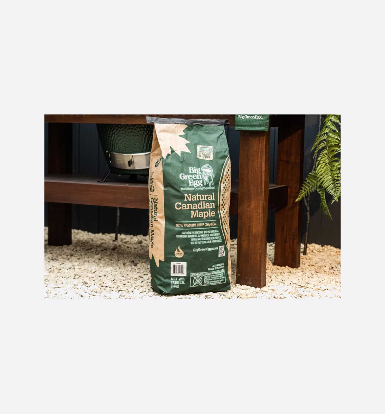 Created With GIMP Big Green Egg AC930 100% Natural Canadian Maple Lumpwood Charcoal - Image 4