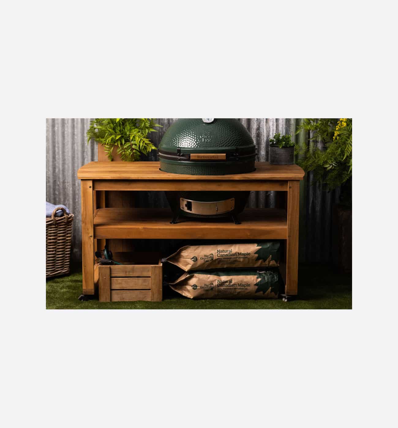 Big Green Egg ACL248 Eucalyptus Table Img2 Big Green Egg ACXL248 Extra Large Eucalyptus Table - Image 3