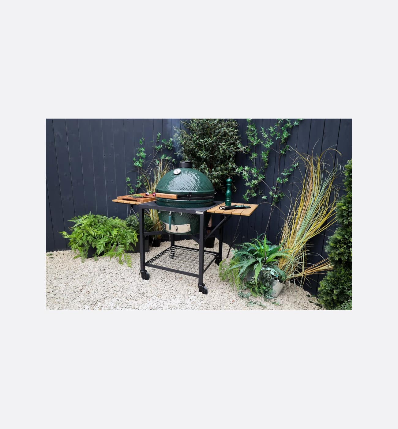 Big Green Egg ACL260 AS CW Modular Nest With Foldable Acacia Shelvesimg2 Big Green Egg ACL260-AS-CW Modular Nest With Foldable Acacia Shelves - Image 3