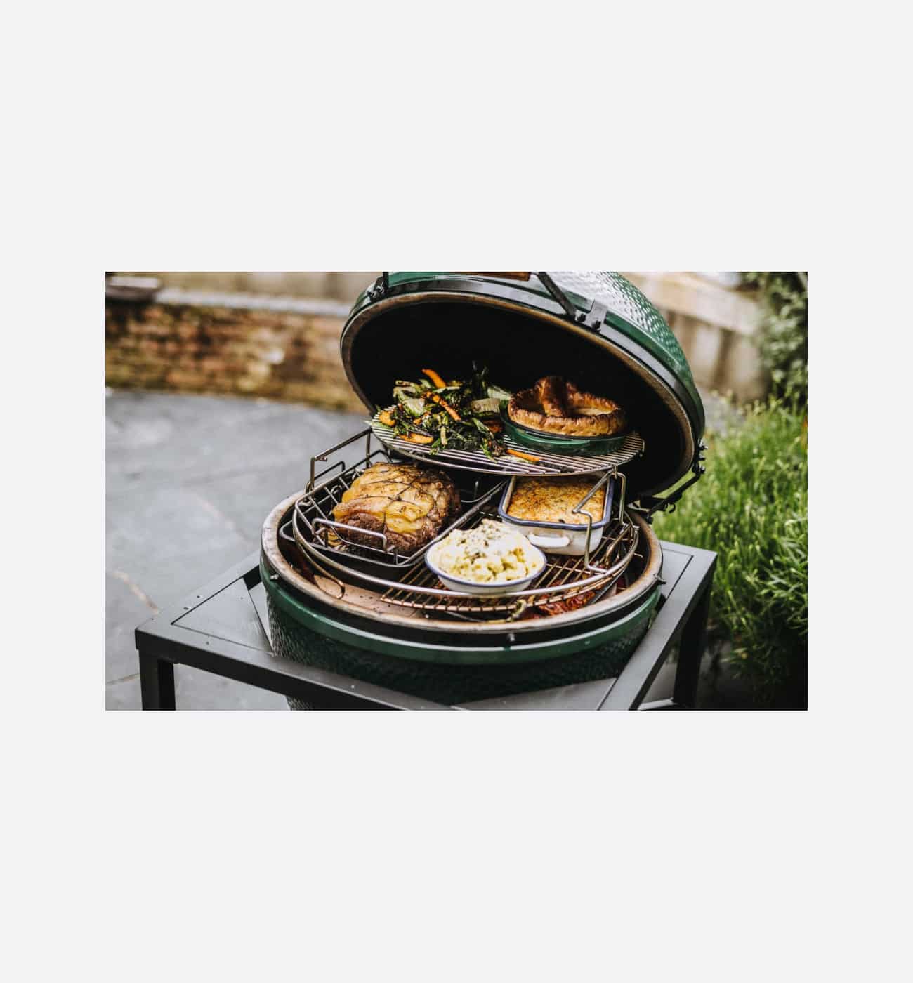 Big Green Egg ACL260 Modular Nestimg4 Big Green Egg ACL260-CW Modular Nest With Caster Wheels - Image 4