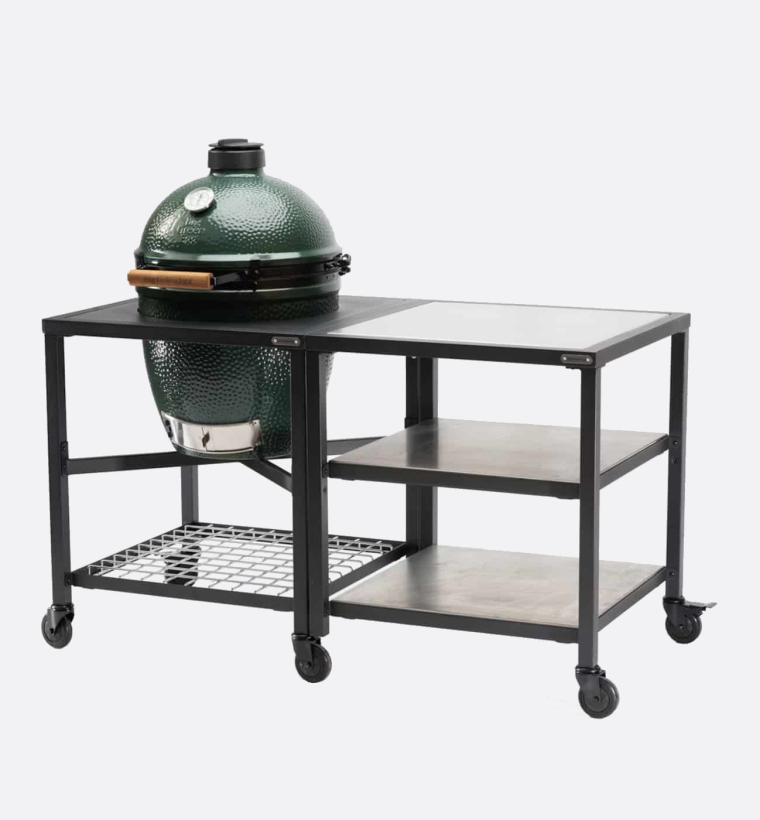 Big Green Egg Modular Nest, Expansion Frame and Stainless Steel Shelves