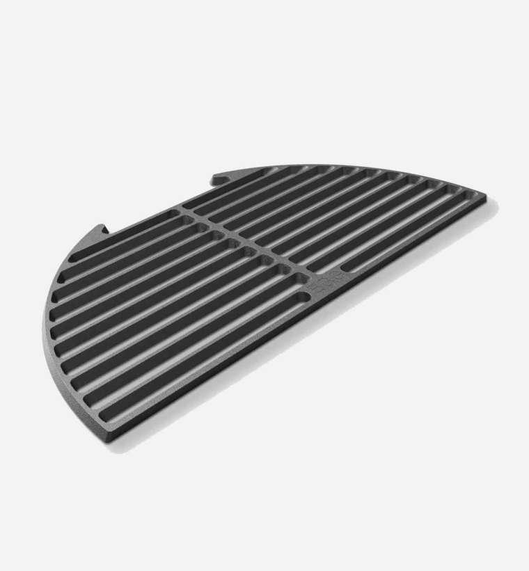 Big Green Egg Half-Moon Cast Iron Grid