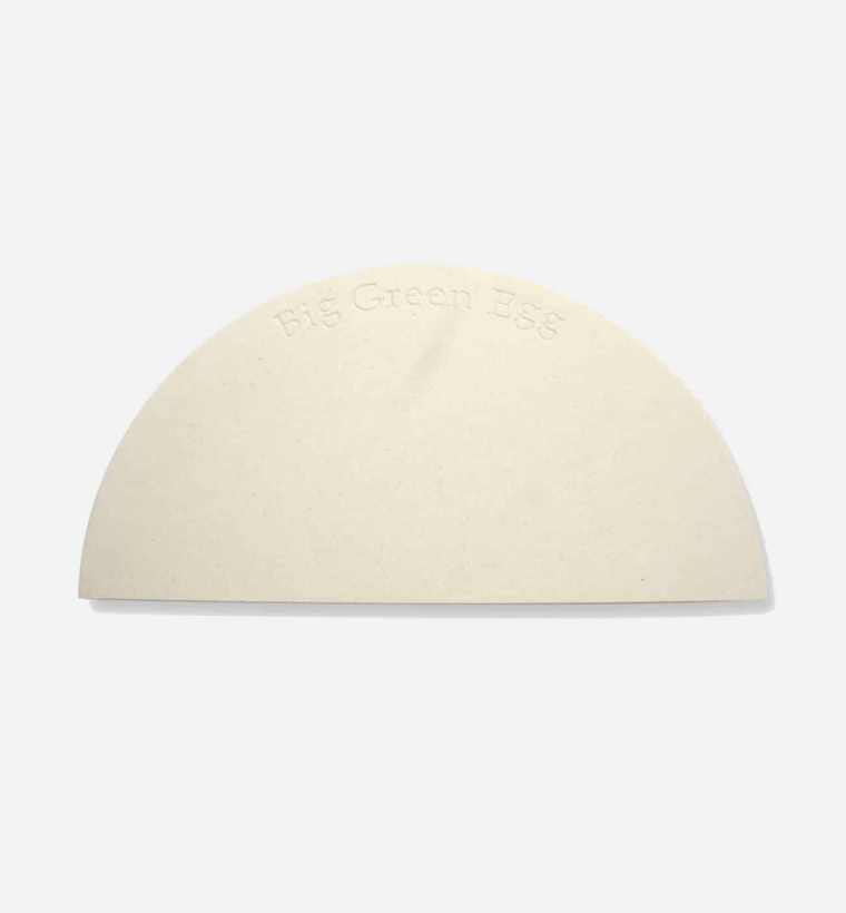 Big Green Egg Half Moon Ceramic Baking Stone