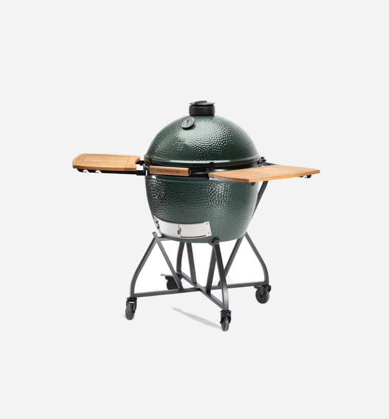 Big Green Egg Extra Large Integrated Nest And Acacia Shelves