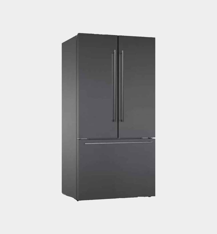 Gaggenau 200 Series 90.5cm Black Stainless Steel French Door Bottom Freezer