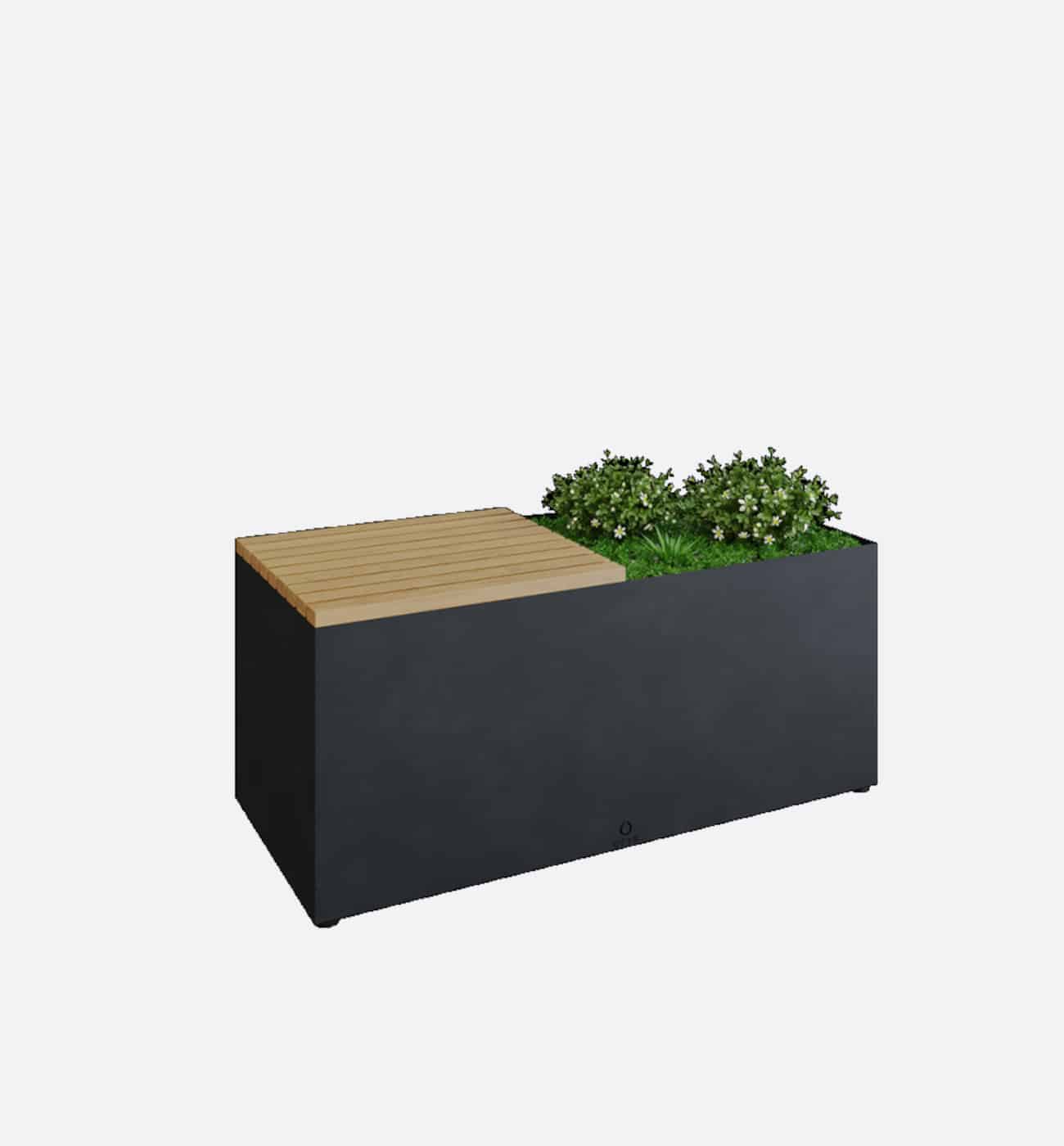 OFYR Herb Garden Bench Black OFYR Herb Garden Bench Black