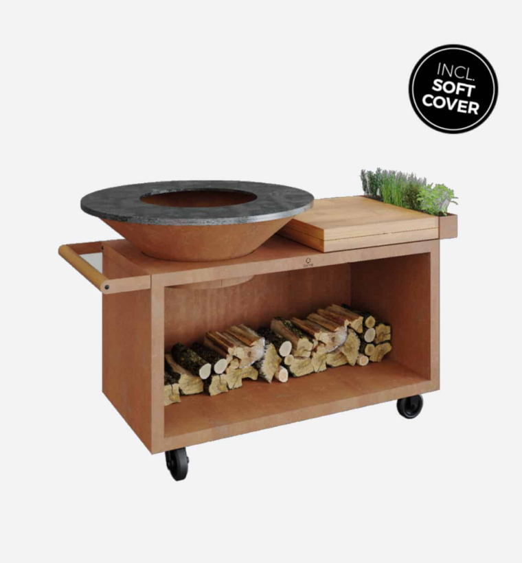 OFYR Island Corten 100 PRO Teak Wood