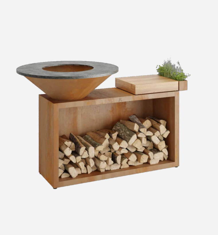 OFYR Island Corten 85 Teak