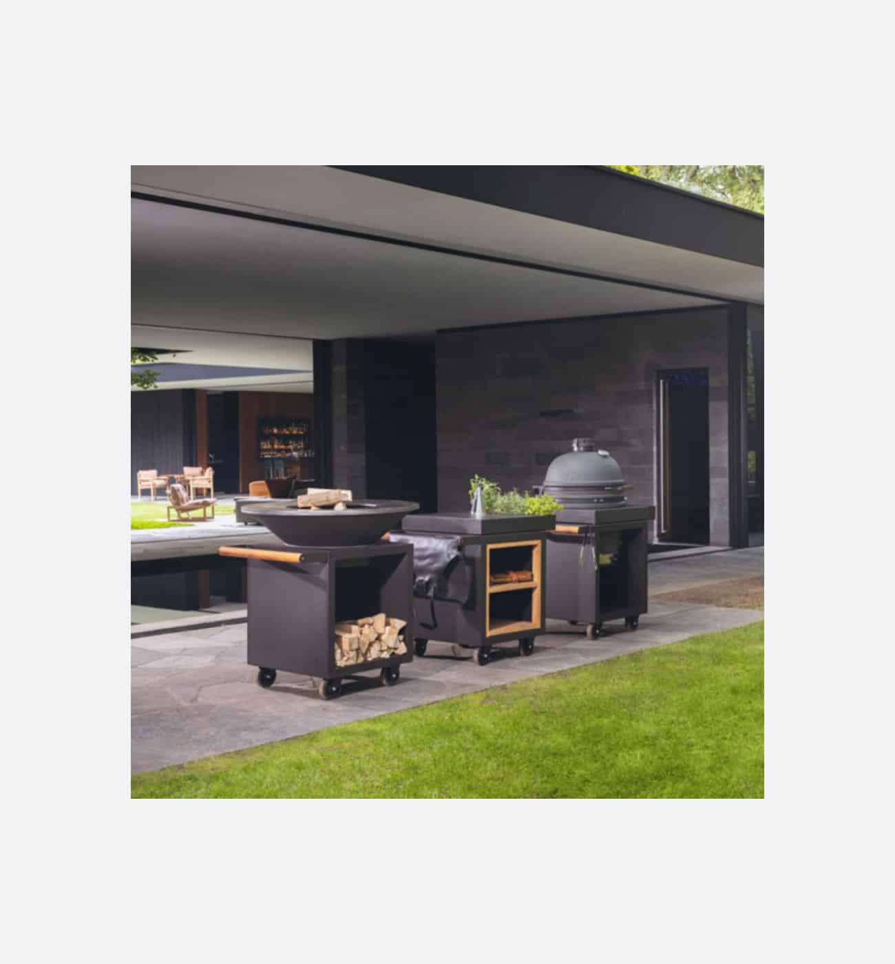 OFYR Kamado Table Black 65 PRO Concrete The Bastard Img2 OFYR Kamado Table Black 65 PRO Concrete The Bastard - Image 2