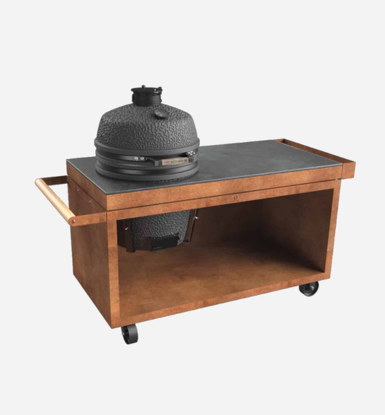 OFYR Kamado Table Corten 150 PRO+ Corten Ceramic Dark
