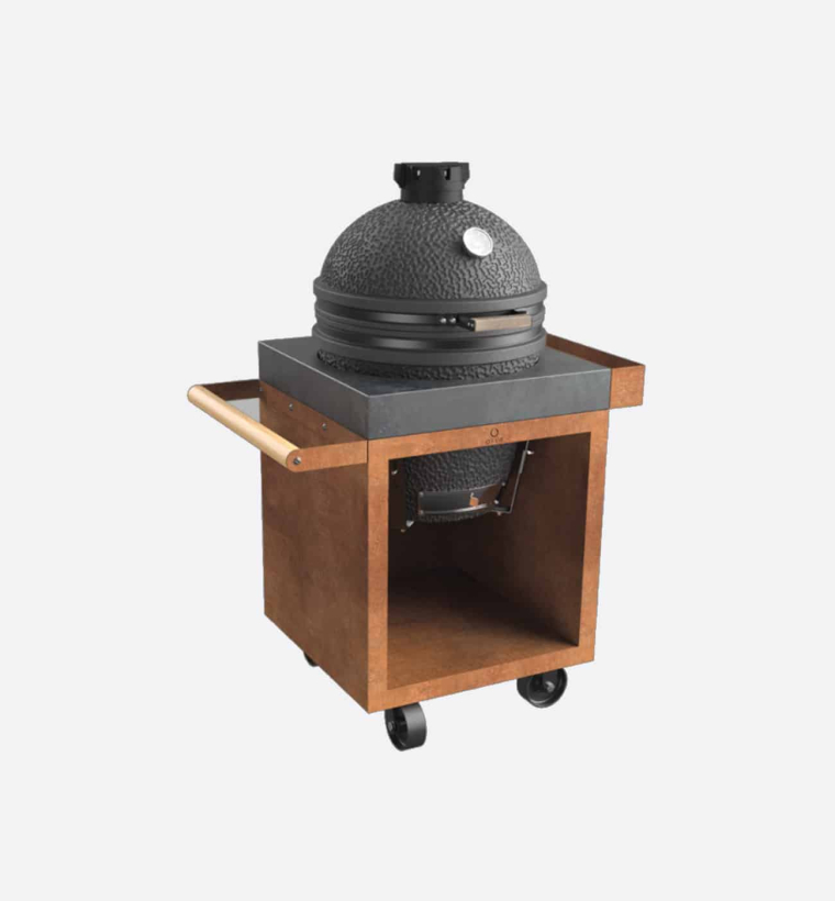 OFYR Kamado Table Corten 65 PRO Concrete The Bastard