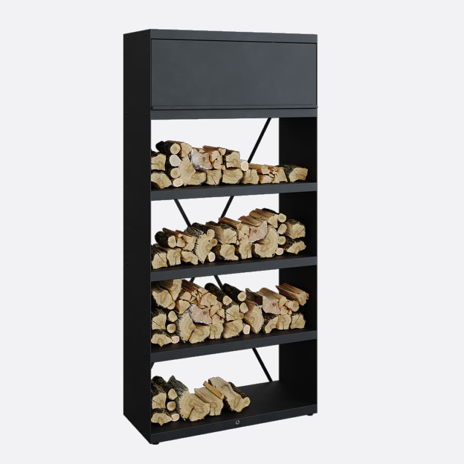OFYR Wood Storage Black 100 OFYR Wood Storage Black 100