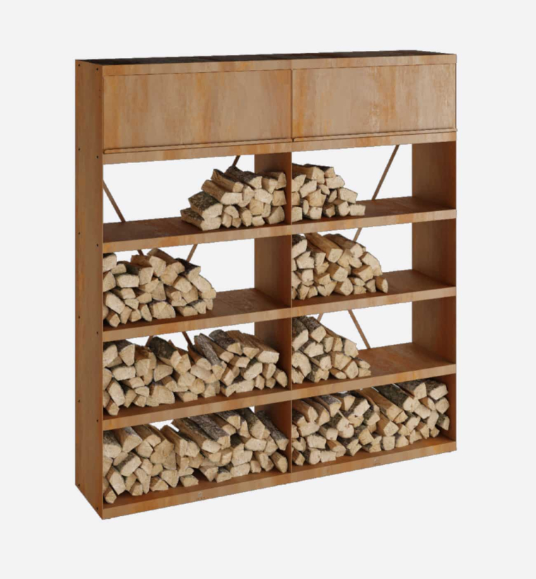 OFYR Wood Storage Corten 200