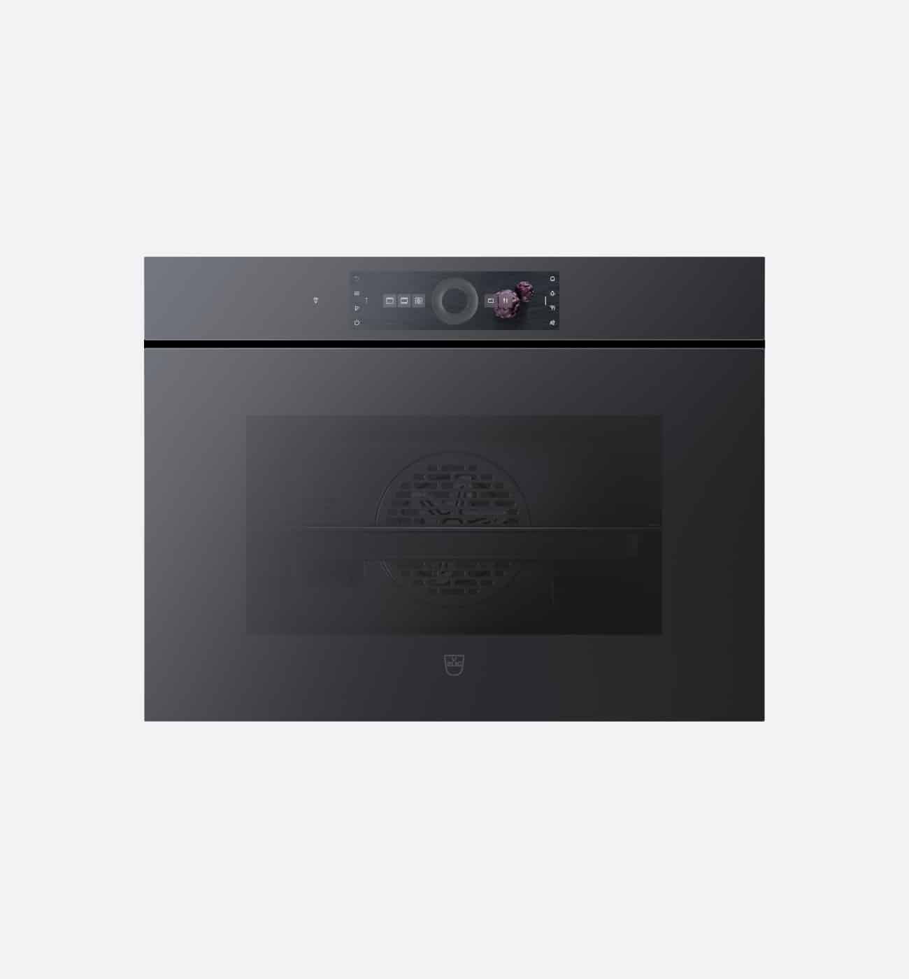 V-Zug Combair V6000 45 AutoDoor 45cm Black Mirror Glass Single Oven V-Zug Combair V6000 45 AutoDoor 45cm Black Mirror Glass Single Oven