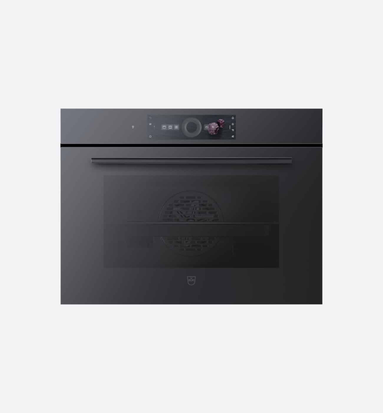V-Zug Combair V6000 60P 45cm Black Mirror Glass Single Oven