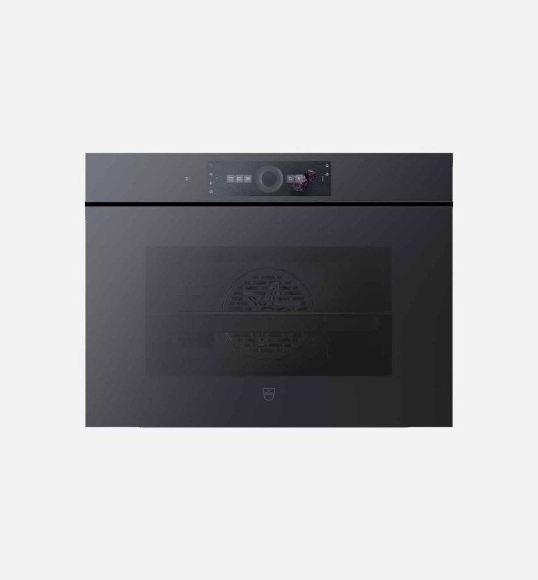V Zug Combair V6000 60P AutoDoor 45cm Black Mirror Glass Single Oven